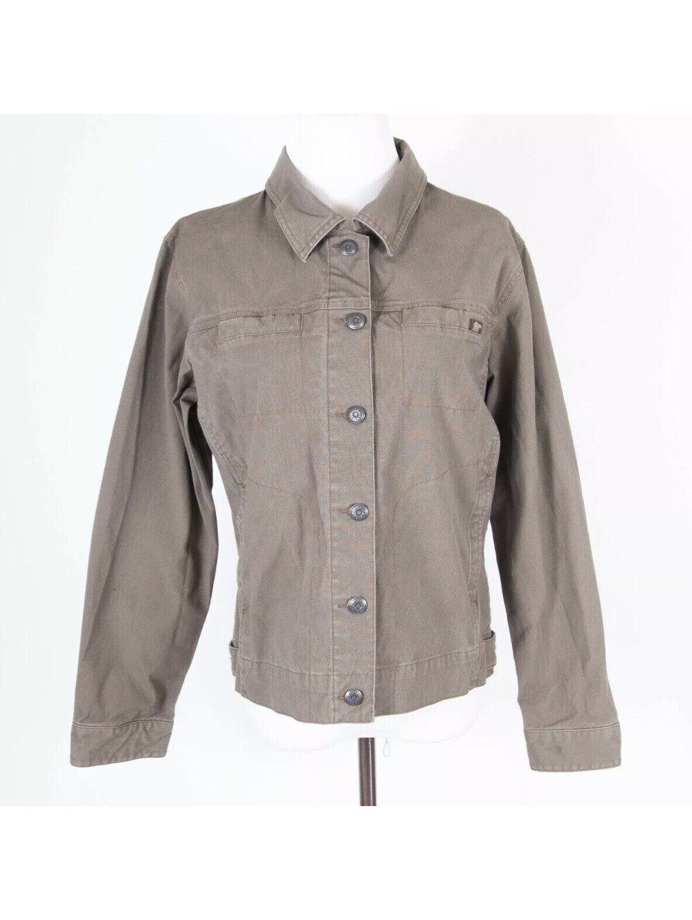 Sorel Dark Khaki Cotton Stretch Canvas Jacket Medium